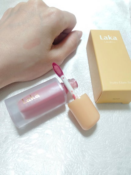 フルーティーグラムティント/Laka/リップティントを使ったクチコミ(4枚目)