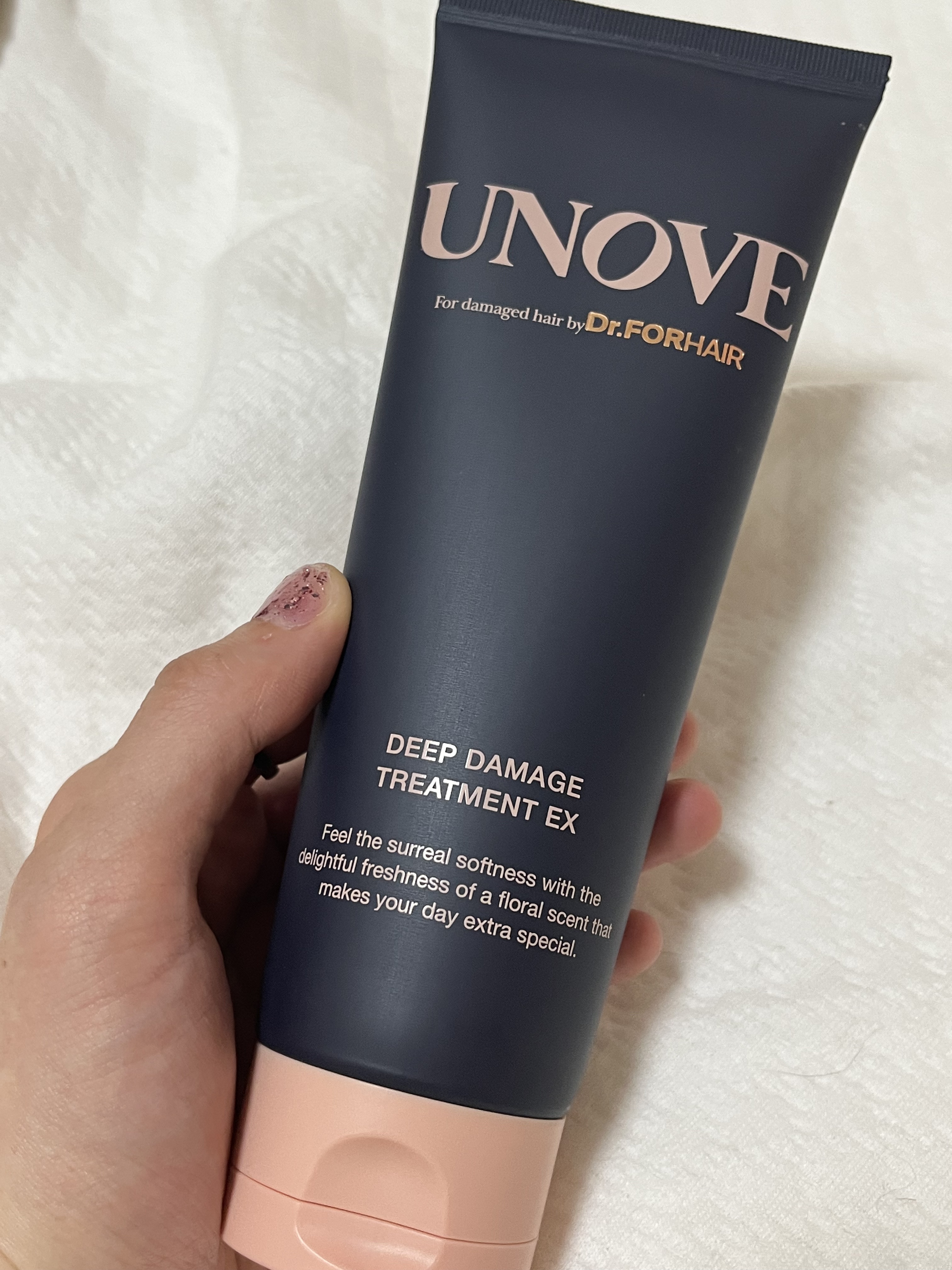 ディープダメージトリートメントEX/UNOVE/洗い流すヘアトリートメントを使ったクチコミ（1枚目）