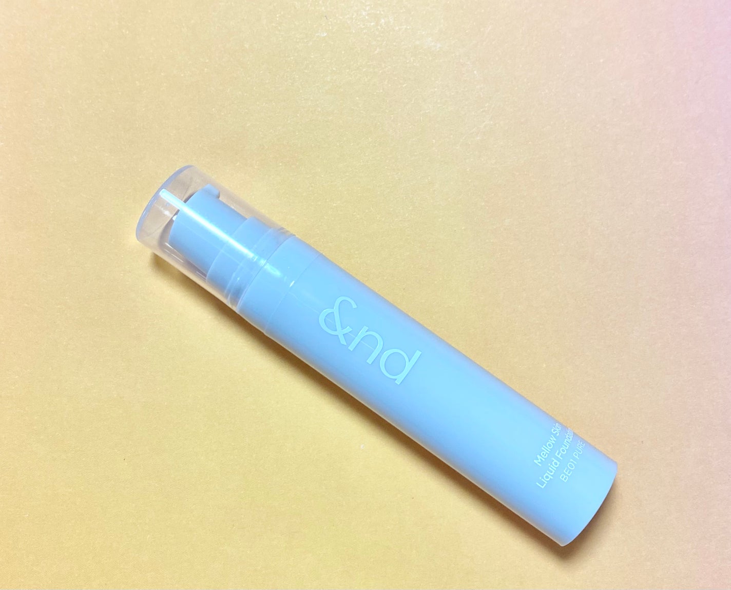 メロウスキンリキッドファンデーション/&nd by rom&nd/リキッドファンデーションを使ったクチコミ(1枚目)