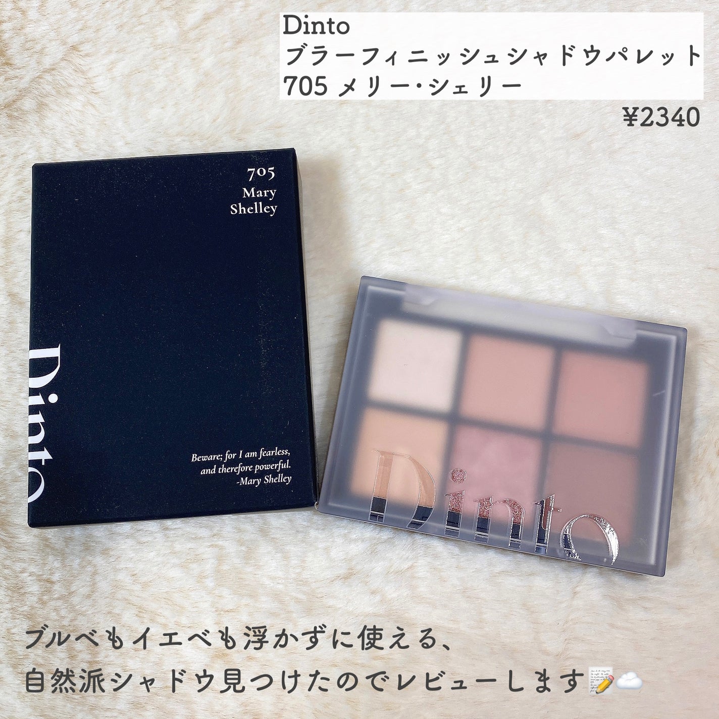 ブラーフィニシュシャドウパレット/Dinto/アイシャドウパレットを使ったクチコミ(2枚目)