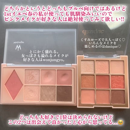 シャドウパレット/dasique/アイシャドウパレットを使ったクチコミ(9枚目)