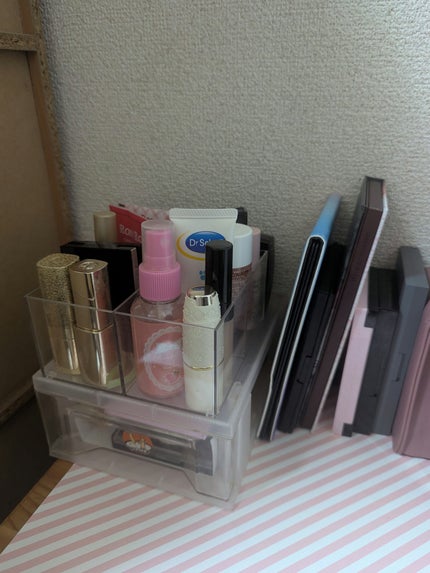 3段式クリアーケース/DAISO/その他化粧小物を使ったクチコミ(5枚目)