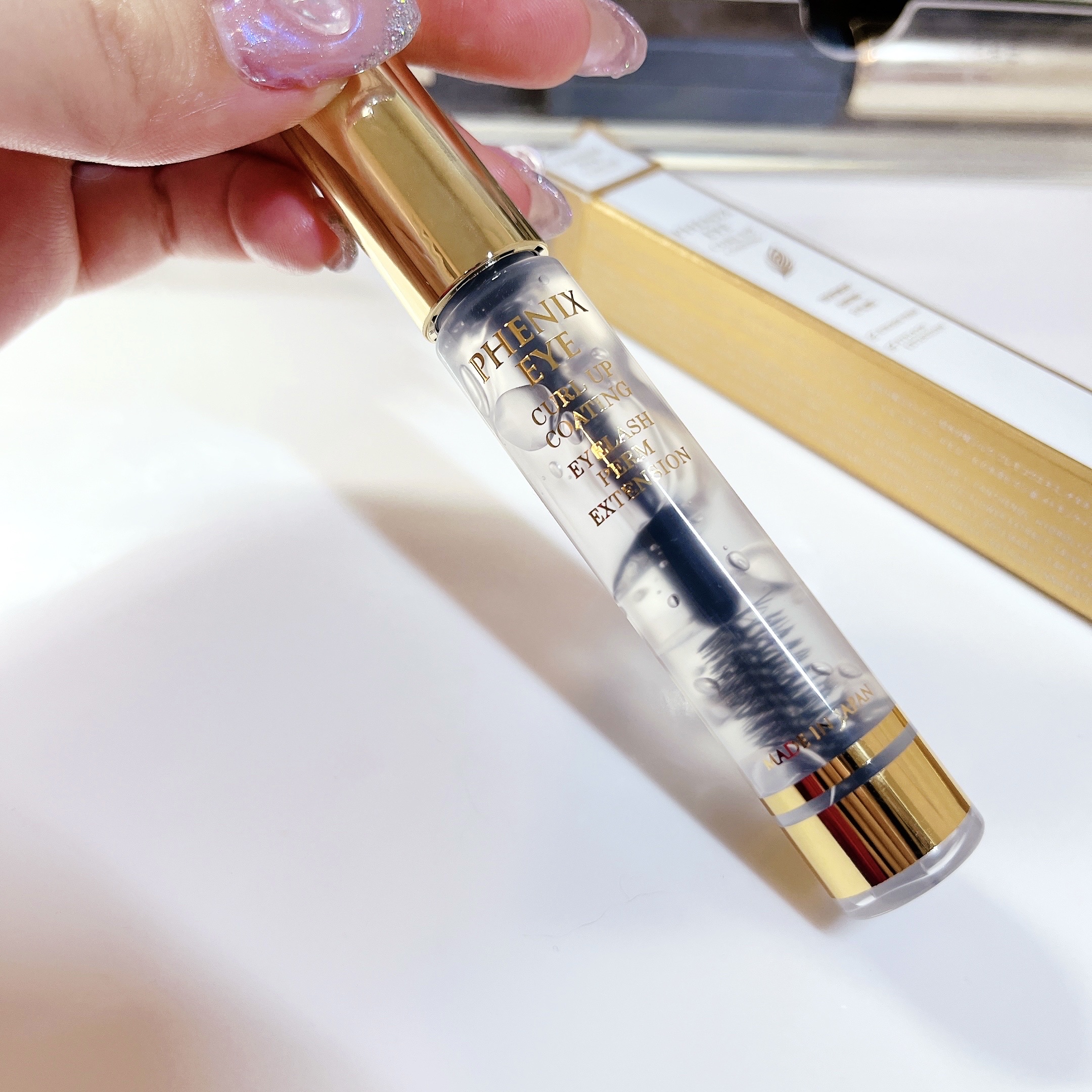 フェニックス カールアップ コーティング/オデットアイラッシュコスメティクス/マスカラトップコートを使ったクチコミ（2枚目）