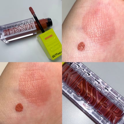 グローキッサー チークブラッシュ/グローキッサー ハイライター 04 恋焦がれダスティピンク/MAYBELLINE NEW YORK/リキッドチークの画像