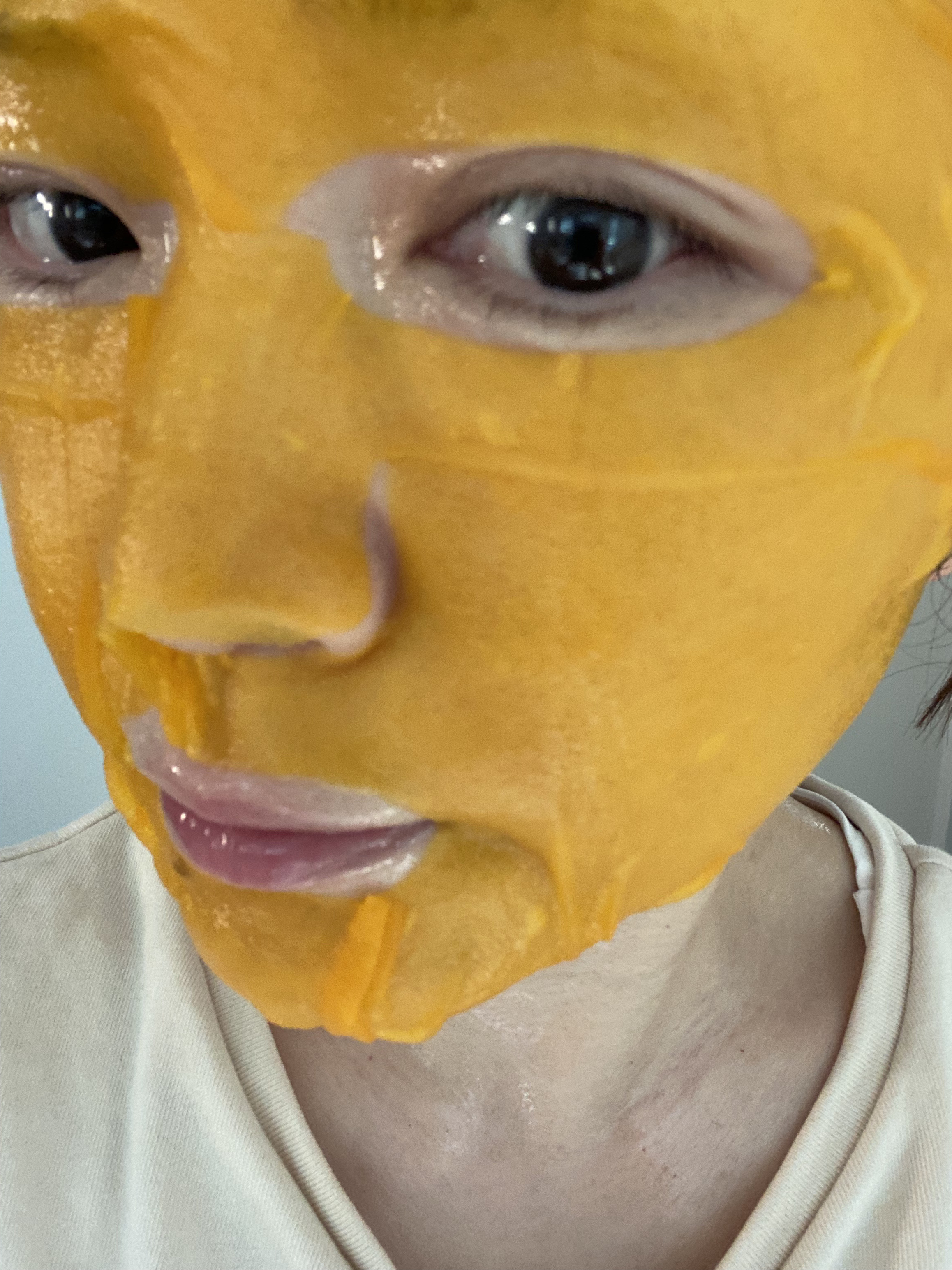 5番 白玉グルタチオンCふりかけマスク 1枚/numbuzin/シートマスク・パックを使ったクチコミ（3枚目）