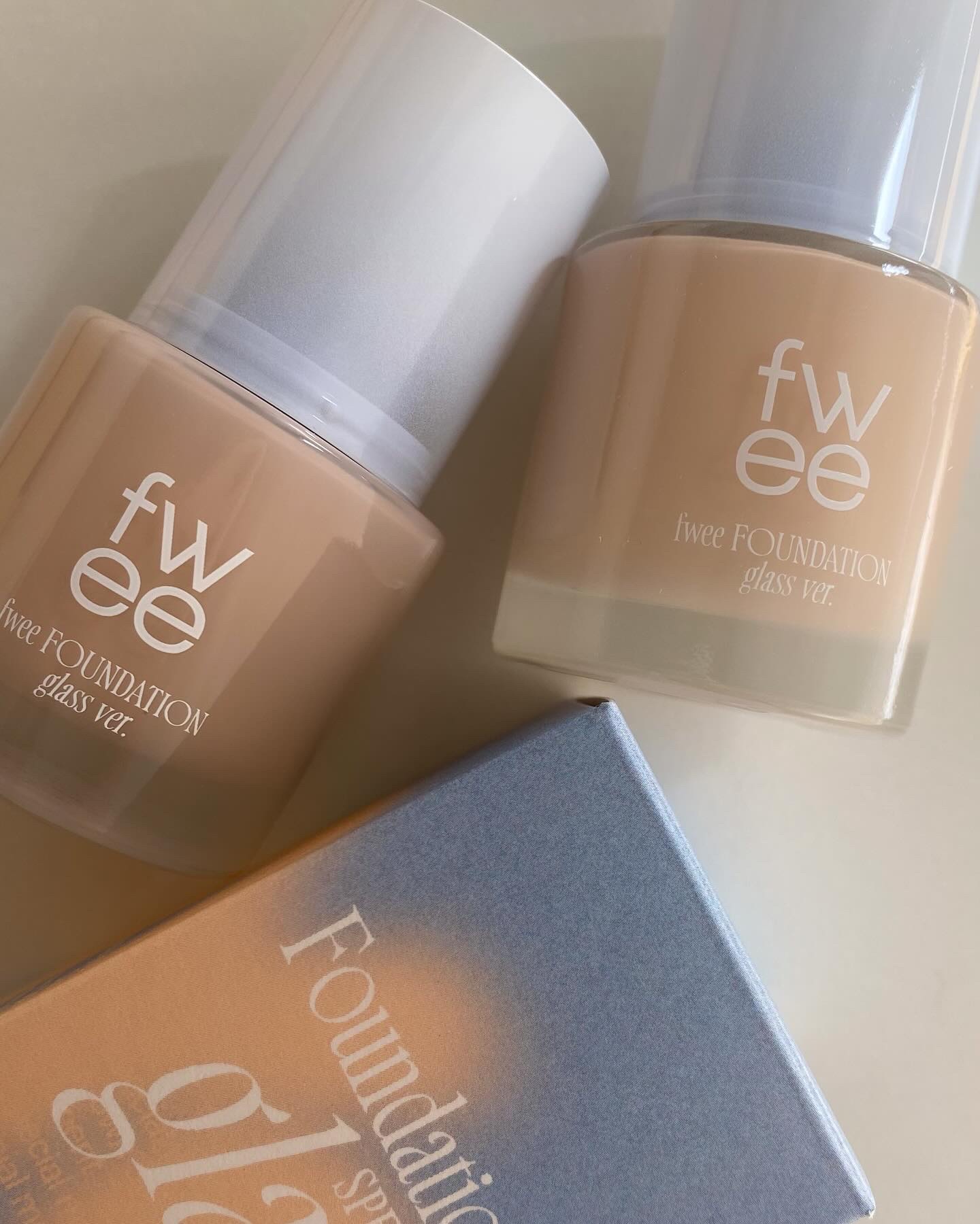 フィーファンデーションガラス/fwee/リキッドファンデーションを使ったクチコミ（2枚目）
