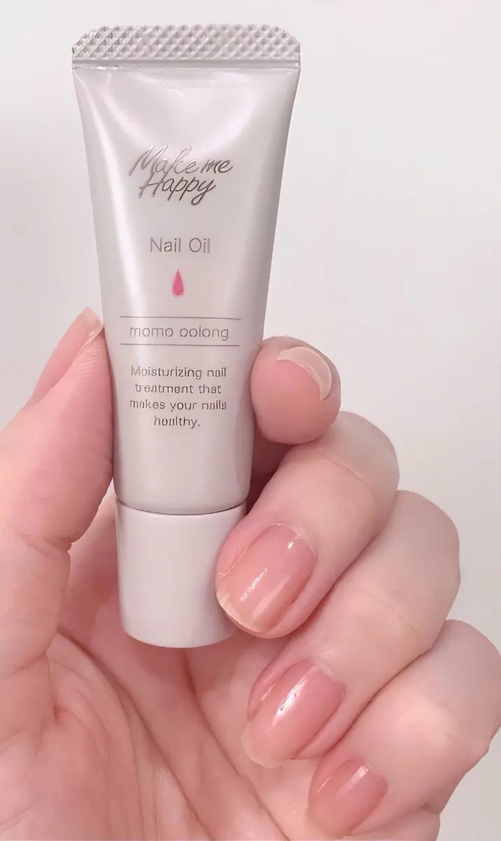 メイクミーハッピー ネイルオイル momo oolong/キャンメイク/ネイルオイル・トリートメントを使ったクチコミ（1枚目）