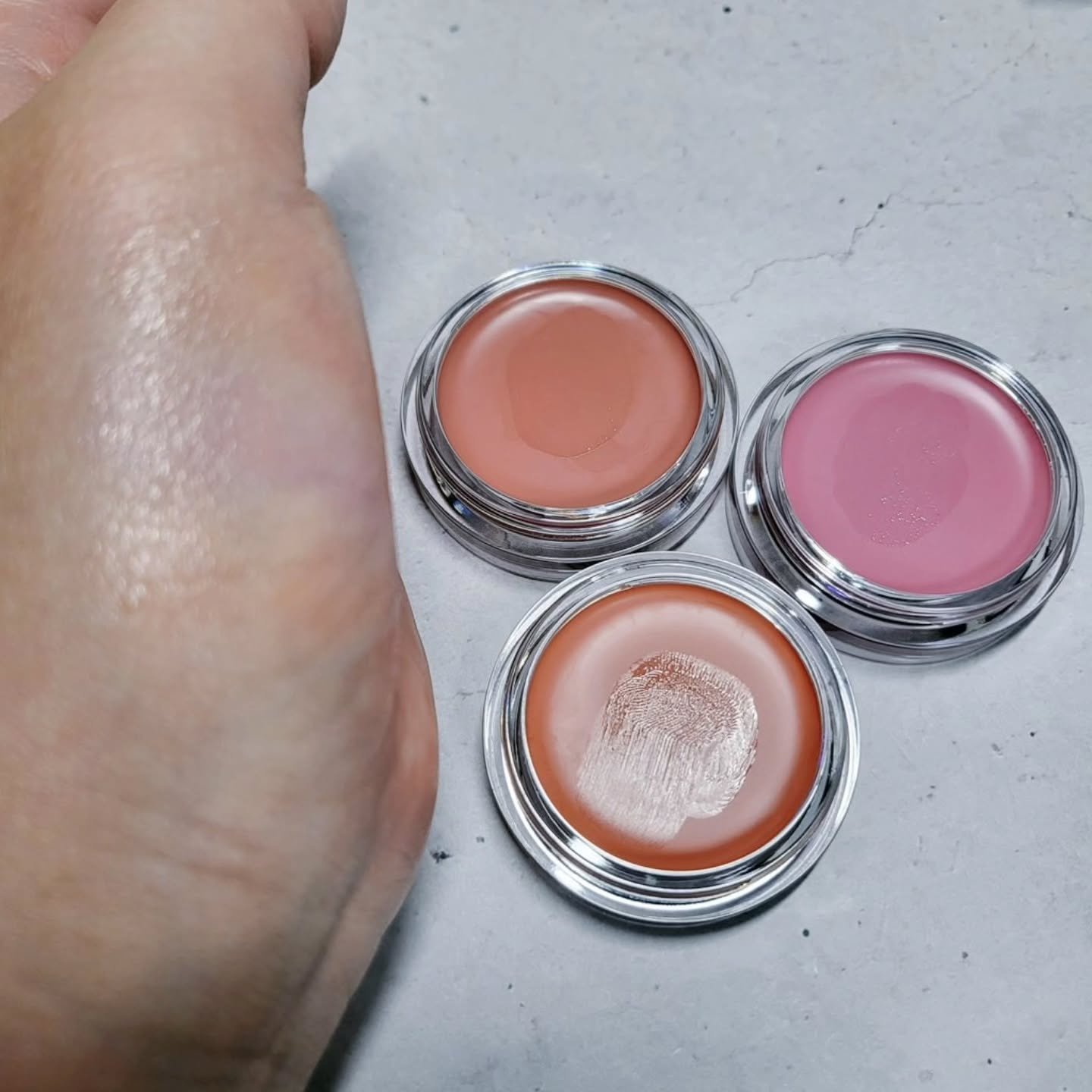 ネーミング　ソフティクリームブラッシュ/NAMING./ジェル・クリームチークを使ったクチコミ（3枚目）