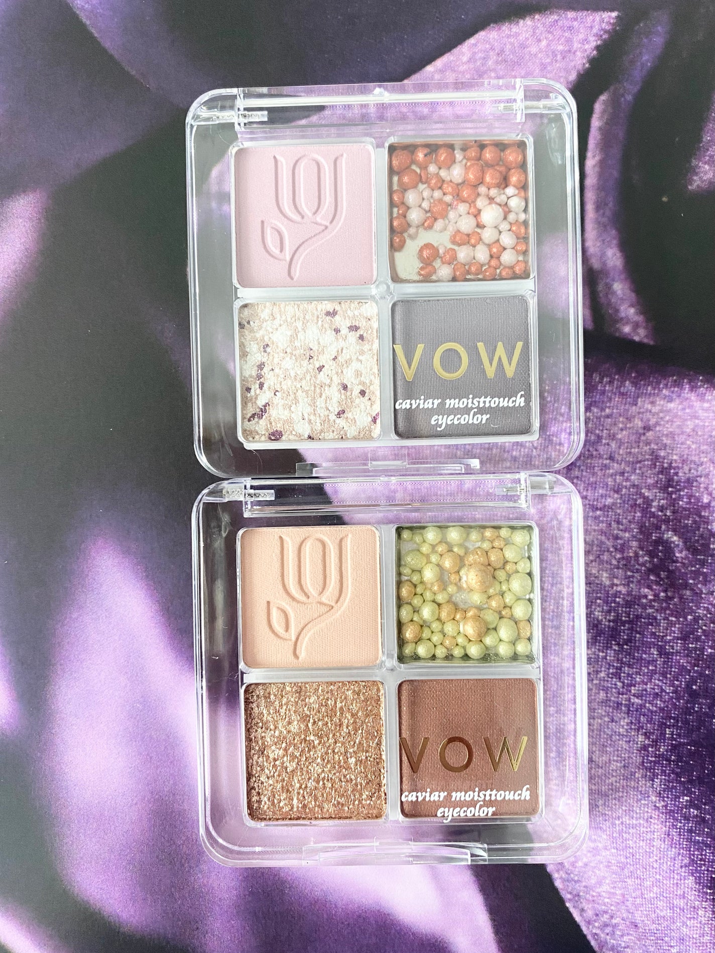 キャビアモイストタッチアイカラー /VOW/アイシャドウパレットを使ったクチコミ(1枚目)