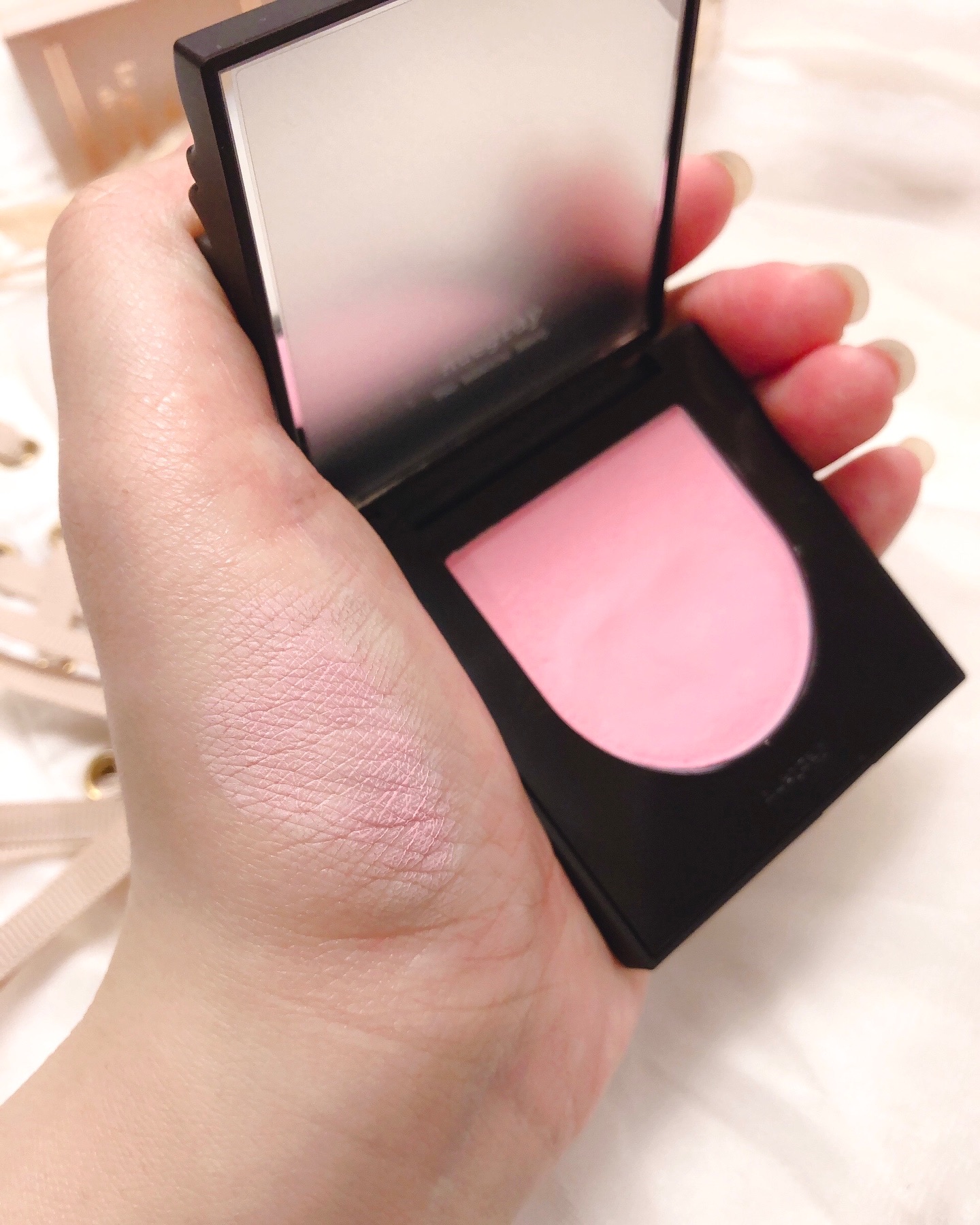 スウェイチークブラッシャー/nuegray/ジェル・クリームチークを使ったクチコミ（2枚目）