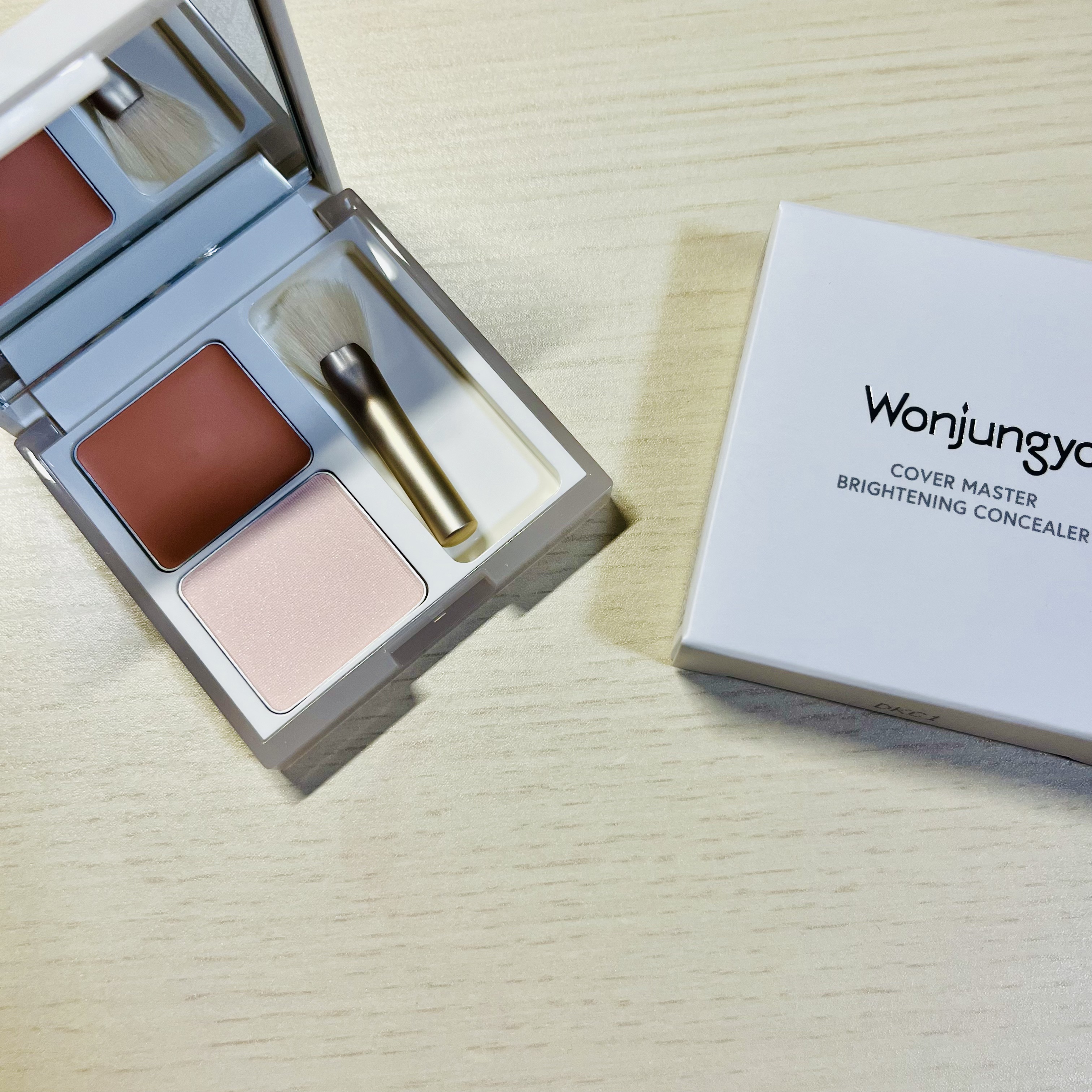 ウォンジョンヨ　カバーマスター ブライトニングコンシーラー/Wonjungyo/パレットコンシーラーを使ったクチコミ（1枚目）