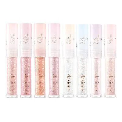 スターリットジュエルリキッドグリッター 07 ムーン ストーン/dasique/グリッターを使ったクチコミ（2枚目）