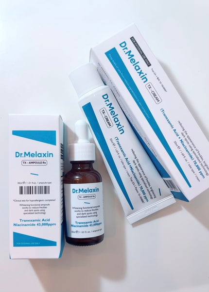 TXアンプルRX+TXクリーム/Dr.Melaxin/スキンケアキットを使ったクチコミ(4枚目)