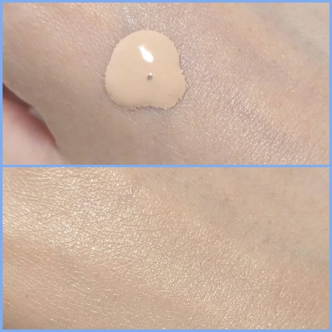 フィーファンデーションガラス 02 ピーチガラス/fwee/リキッドファンデーションを使ったクチコミ（3枚目）