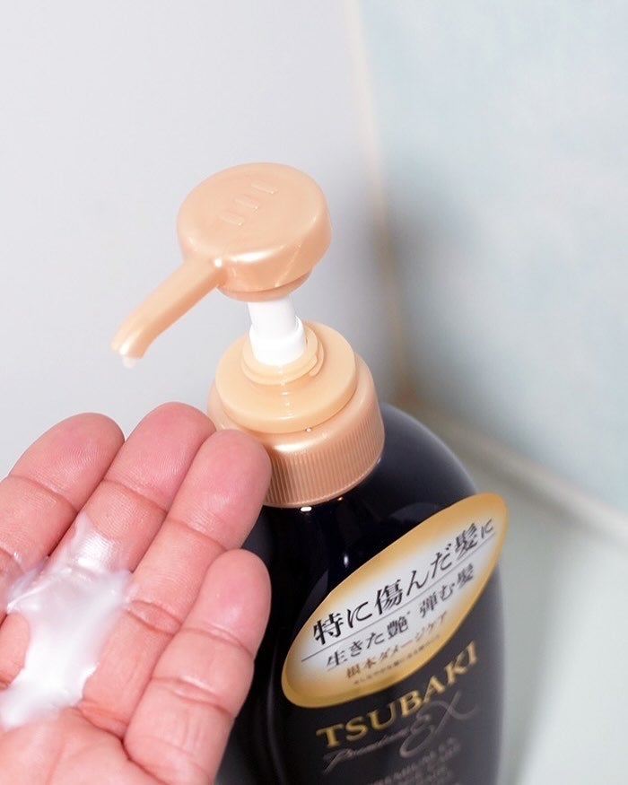 TSUBAKI プレミアムEX ダメージケア&リペア シャンプー/コンディショナートリートメント/TSUBAKI/シャンプー・コンディショナーを使ったクチコミ(3枚目)