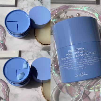 ポアリフレッシュグラインディングクレンジングバーム/Dr.Althea/クレンジングバームを使ったクチコミ(4枚目)