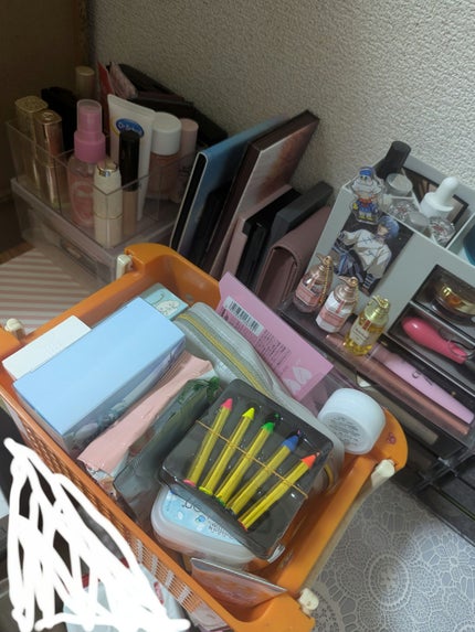 3段式クリアーケース/DAISO/その他化粧小物を使ったクチコミ(6枚目)