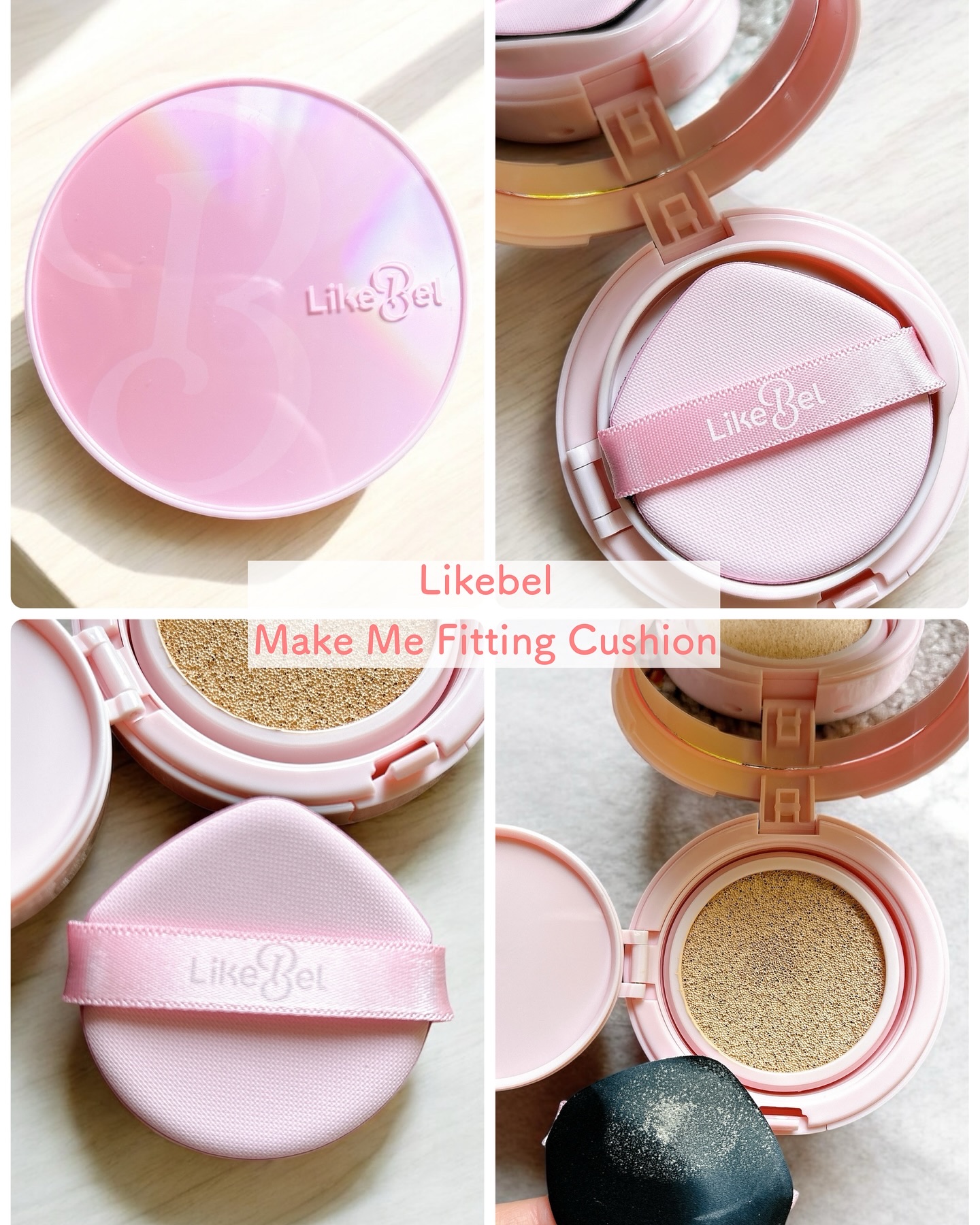 メイクミーフィッティングクッション/Likebel/クッションファンデーションを使ったクチコミ（2枚目）