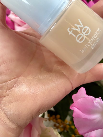 フィーファンデーションガラス/fwee/リキッドファンデーションを使ったクチコミ(4枚目)