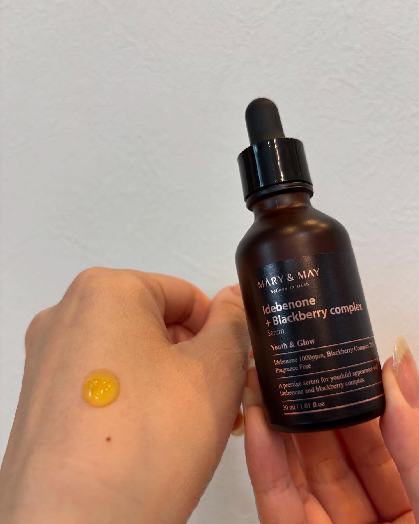 Idebenone＋Blackberry complex serum/MARY&MAY/美容液を使ったクチコミ（3枚目）