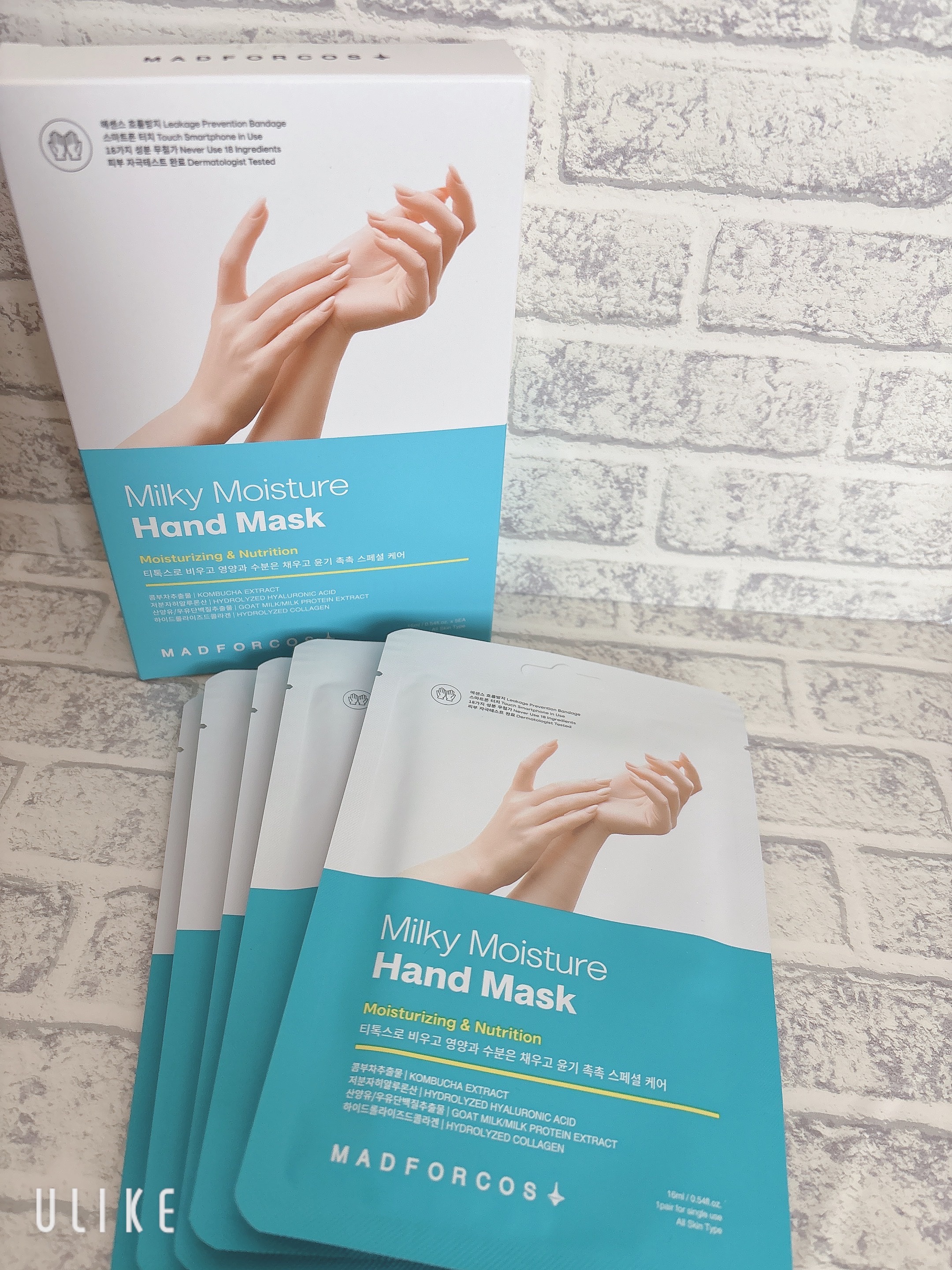 ミルキーモイスチャーハンドマスク/MADFORCOS/ハンドクリームを使ったクチコミ（1枚目）