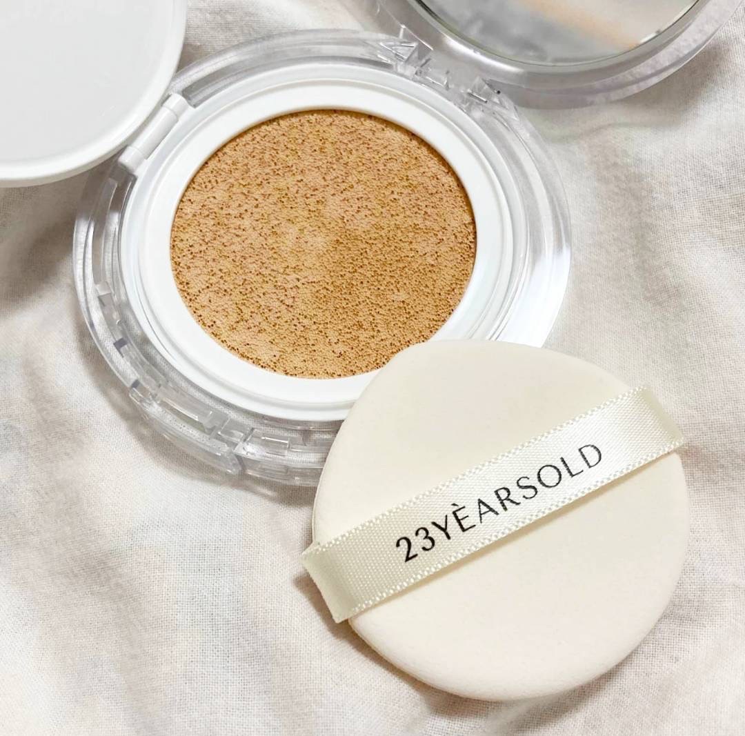 ハートリーフシーンカバークッション/23years old/クッションファンデーションを使ったクチコミ（3枚目）