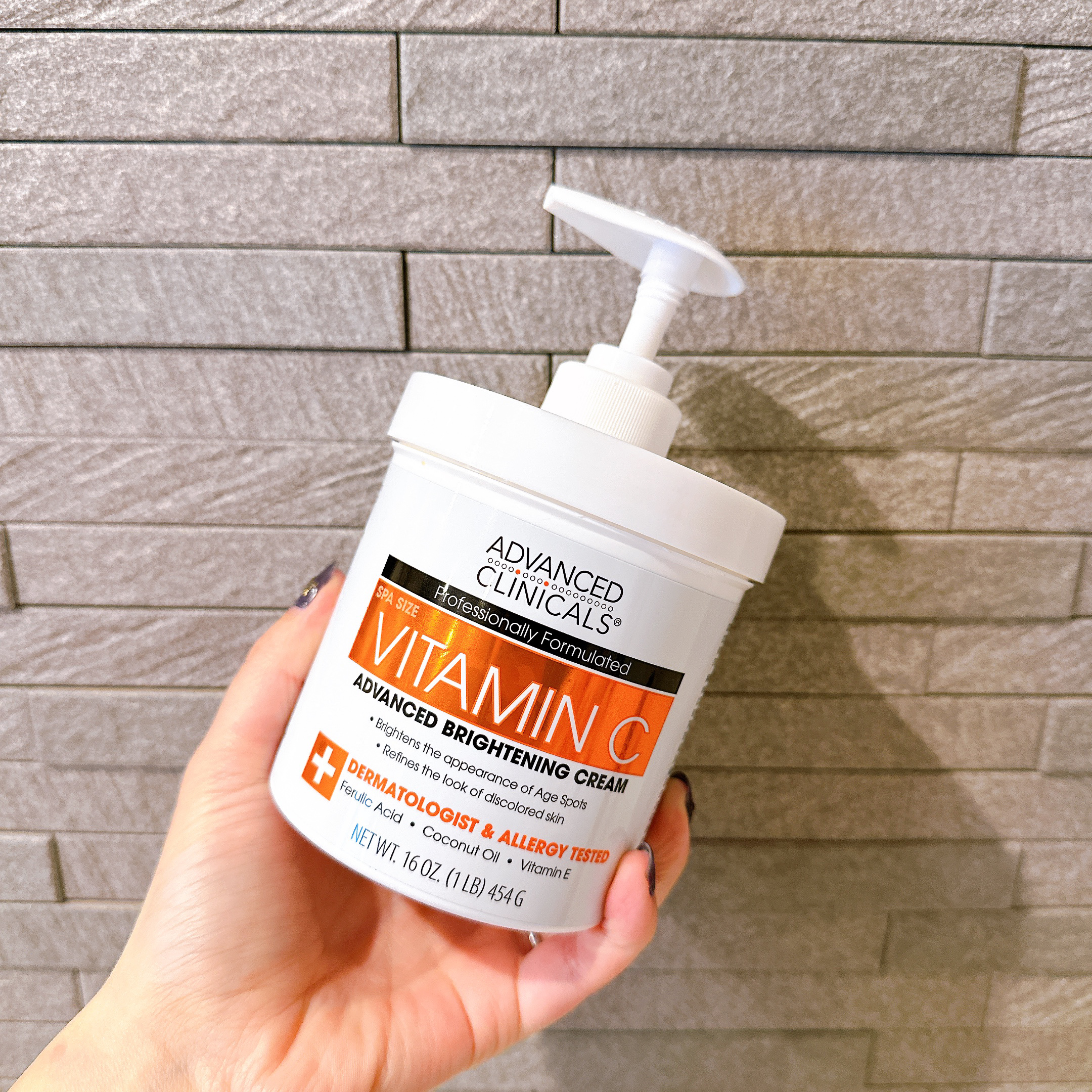 アドバンスドクリニカルビタミンC ブライトニング クリーム/ADVANCED CLINICALS/ボディクリームを使ったクチコミ（2枚目）