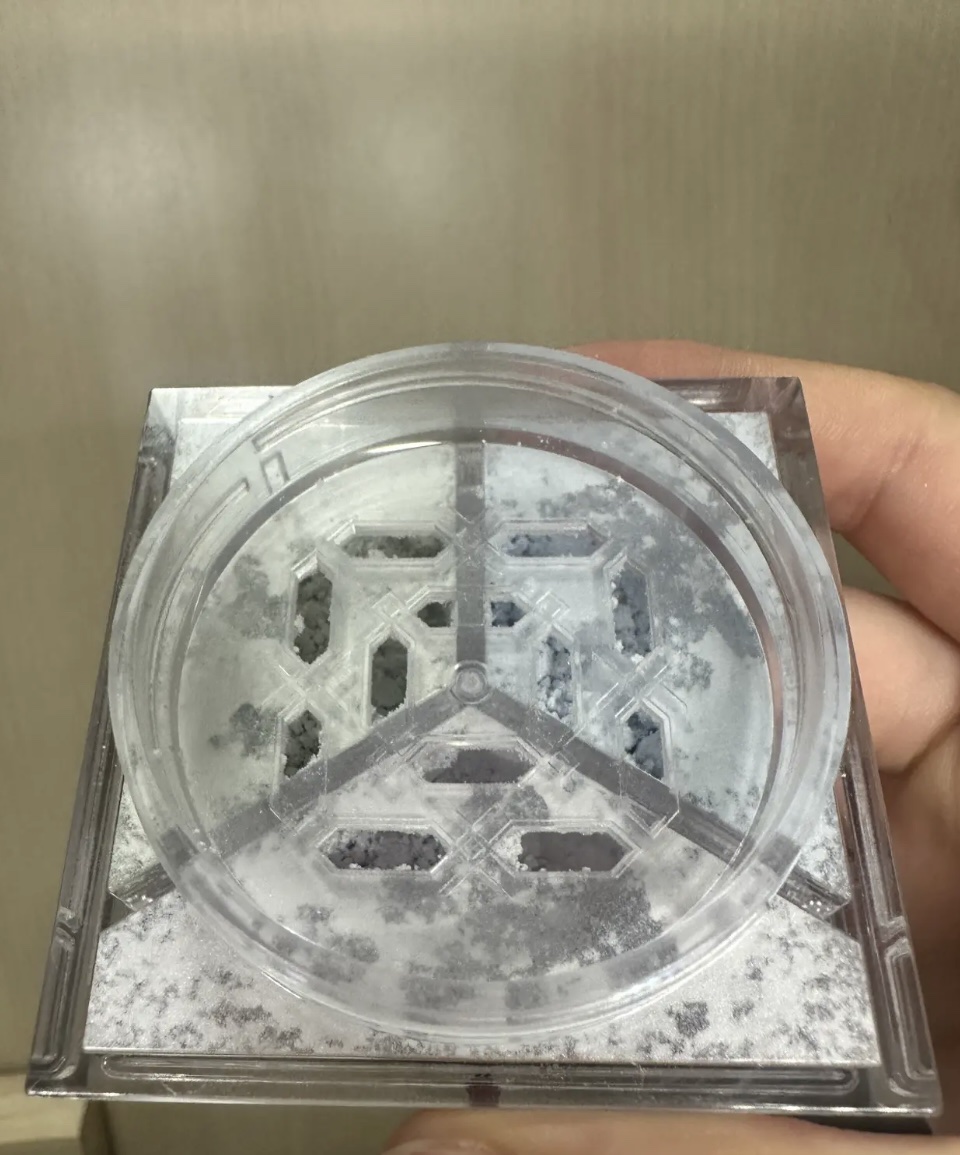 トリニタス グロウ パウダー/Visée/ルースパウダーを使ったクチコミ（2枚目）