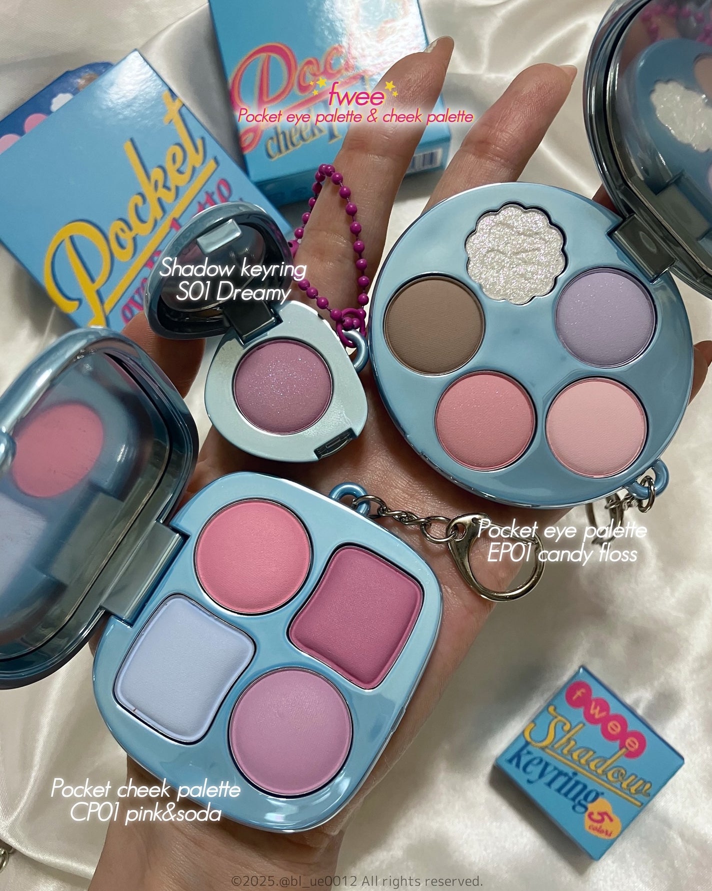 フィー ポケットアイパレット/fwee/アイシャドウパレットを使ったクチコミ(8枚目)