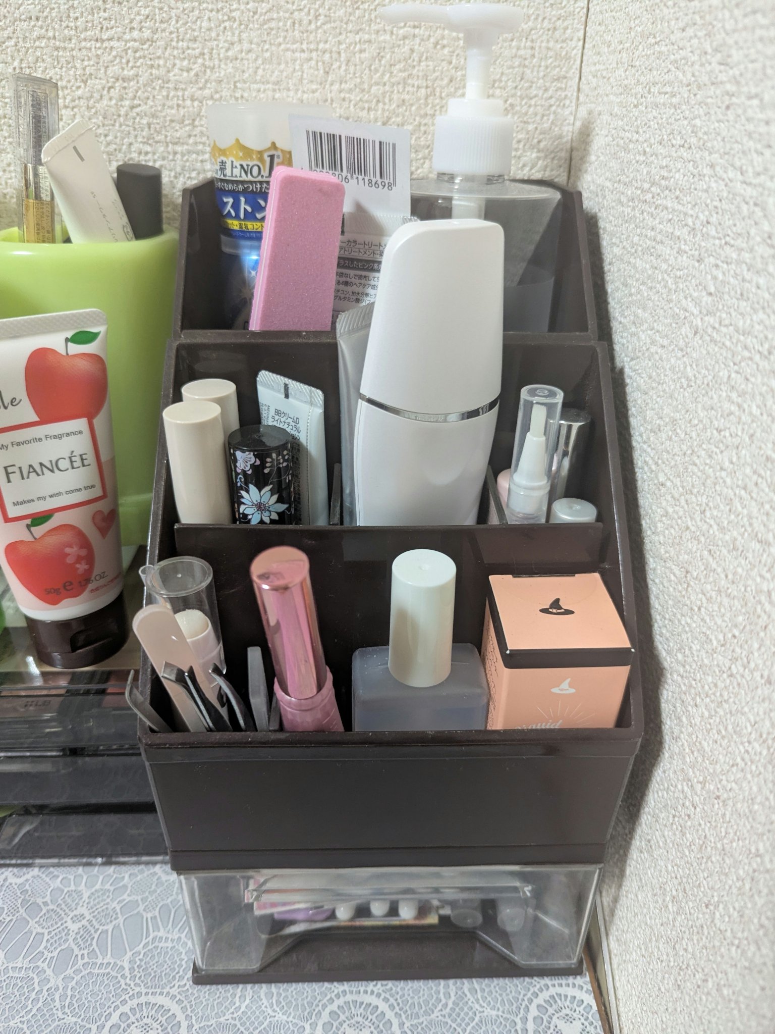 3段式クリアーケース/DAISO/その他化粧小物を使ったクチコミ（2枚目）