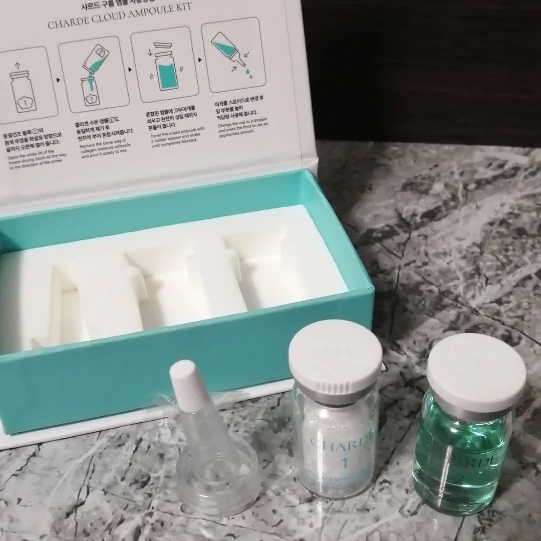 クラウドアンプル 1week キット/CHARDE/美容液を使ったクチコミ(2枚目)