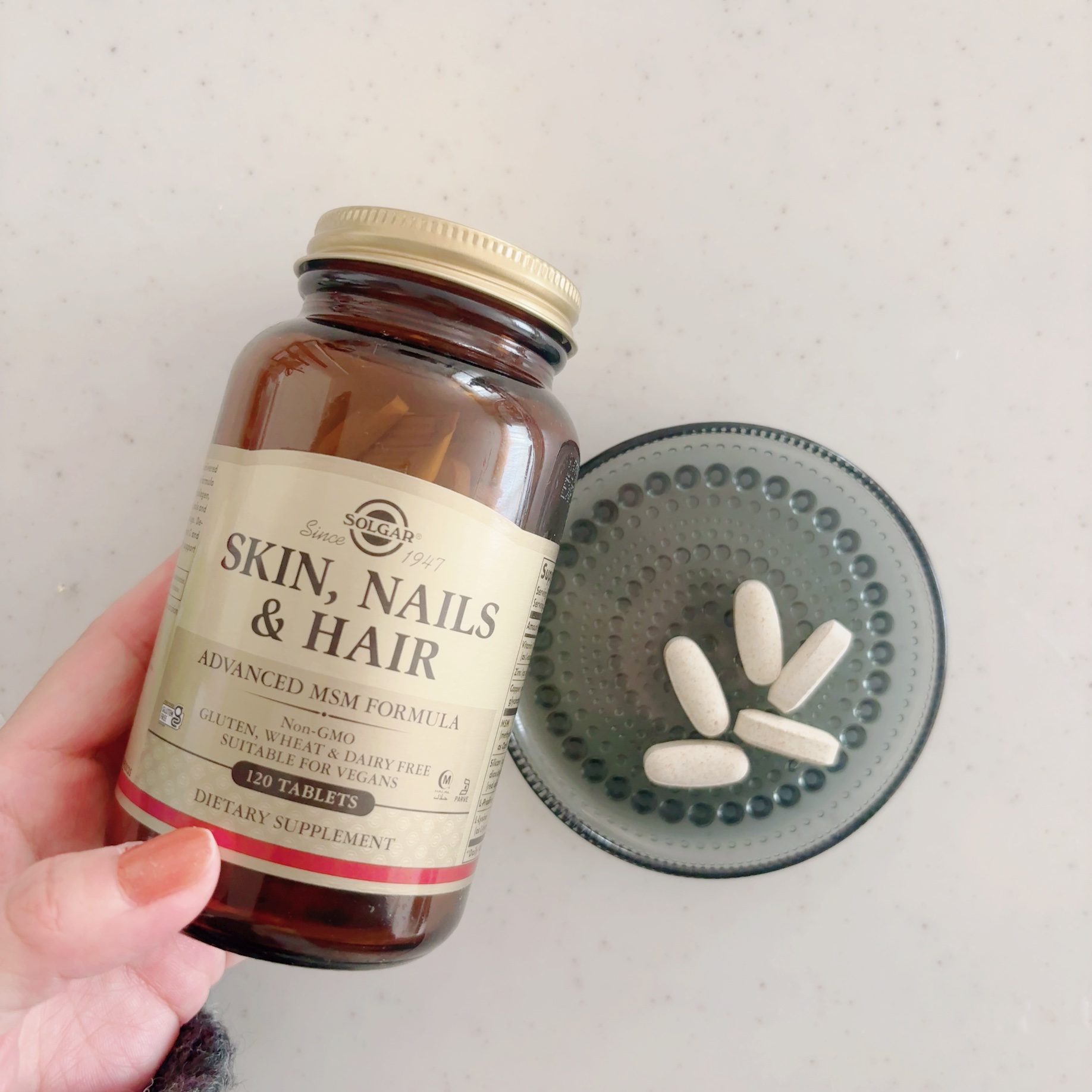 Solgar 肌•爪•髪用アドバンスMSMフォーミュラ/SOLGAR/美容サプリメントを使ったクチコミ（1枚目）