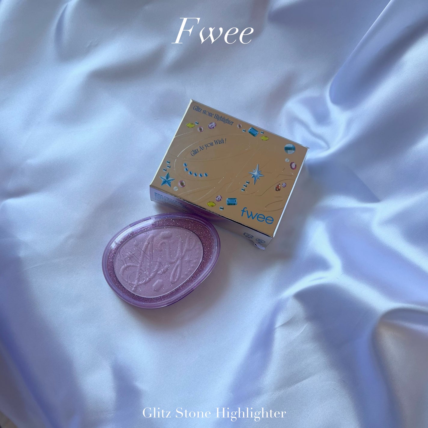 フィー グリッツストーンハイライター/fwee/パウダーハイライトを使ったクチコミ(1枚目)
