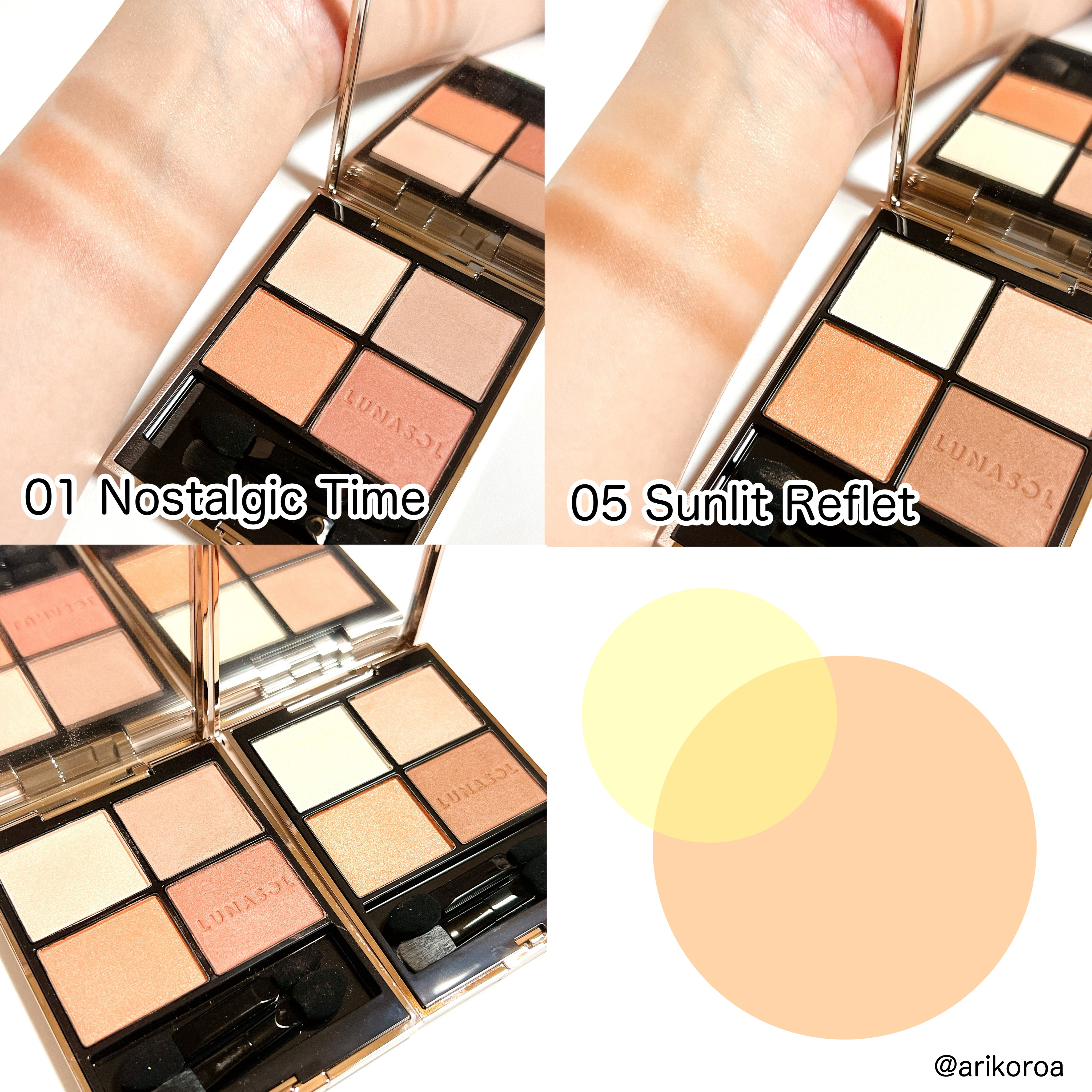 ルナソル アイカラーレーションN/LUNASOL/アイシャドウパレットを使ったクチコミ（3枚目）