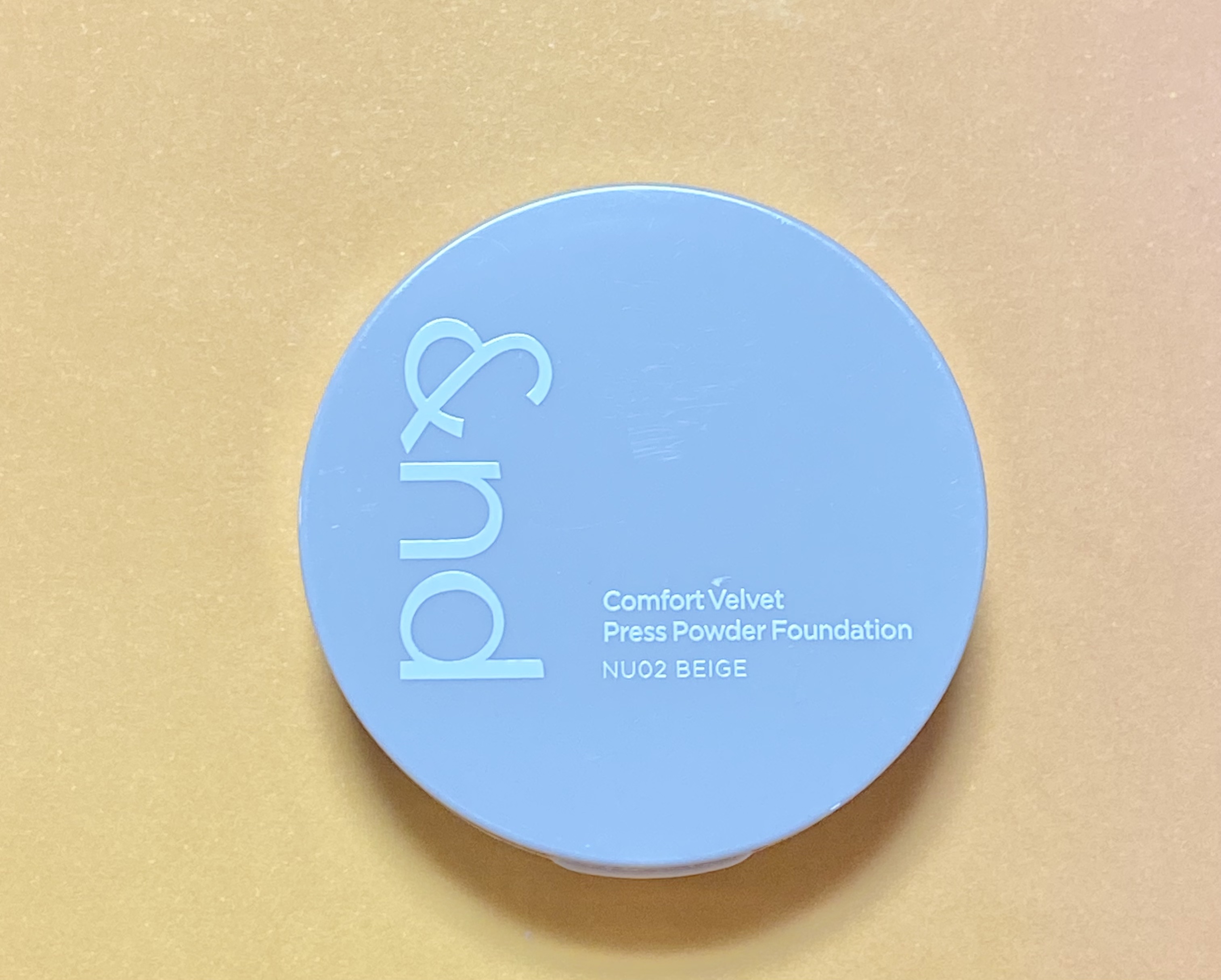 コンフォートベルベットプレスパウダーファンデーション/&nd by rom&nd/プレストパウダーを使ったクチコミ（1枚目）