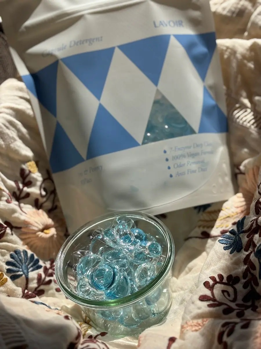 ヴィーガン部屋干しカプセル洗濯洗剤/LAVOIR/洗濯洗剤を使ったクチコミ（3枚目）