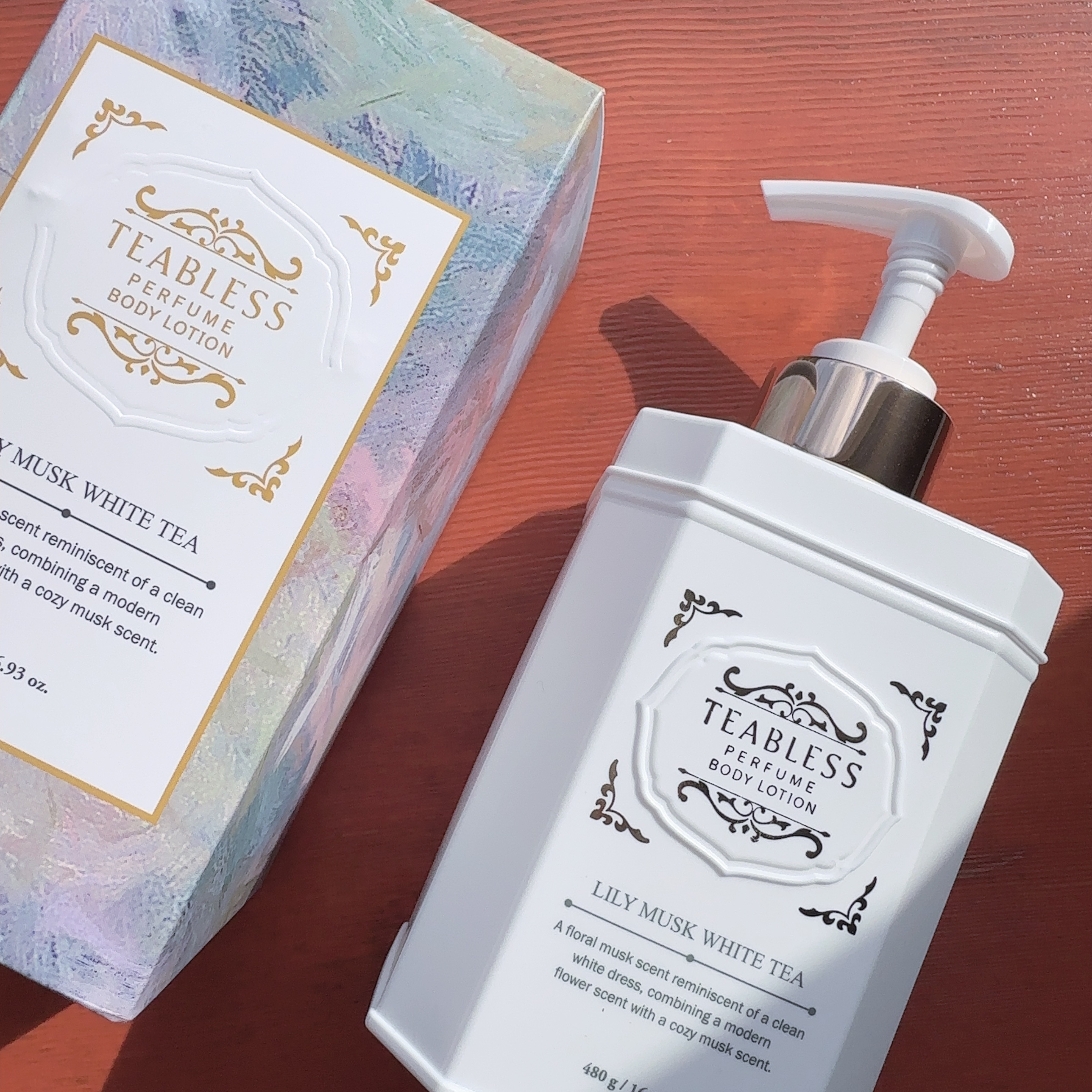 パフュームボディローション リリィムスクホワイトティー/TEABLESS/ボディローションを使ったクチコミ（1枚目）