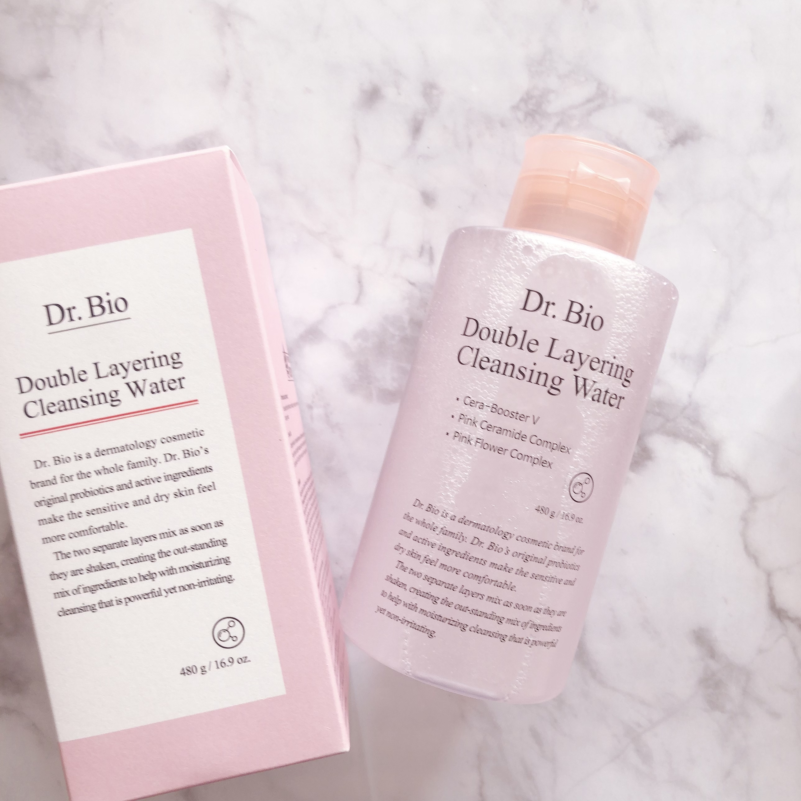 ダブルレイヤリングクレンジングウォーター/Dr.Bio/クレンジングウォーターを使ったクチコミ（1枚目）