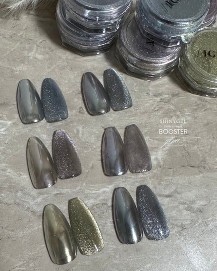 まぐミラーパウダー/IGNY/ネイルチップ・パーツを使ったクチコミ(4枚目)