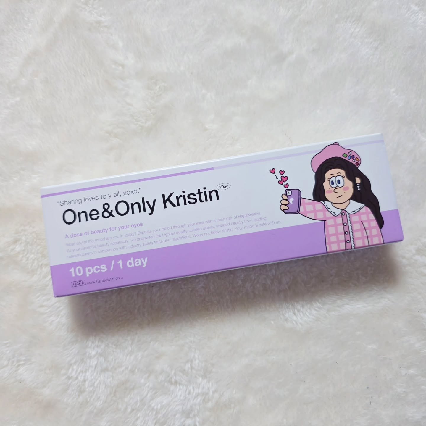 One & Only Kristin/Hapa kristin/カラーコンタクトレンズを使ったクチコミ（2枚目）