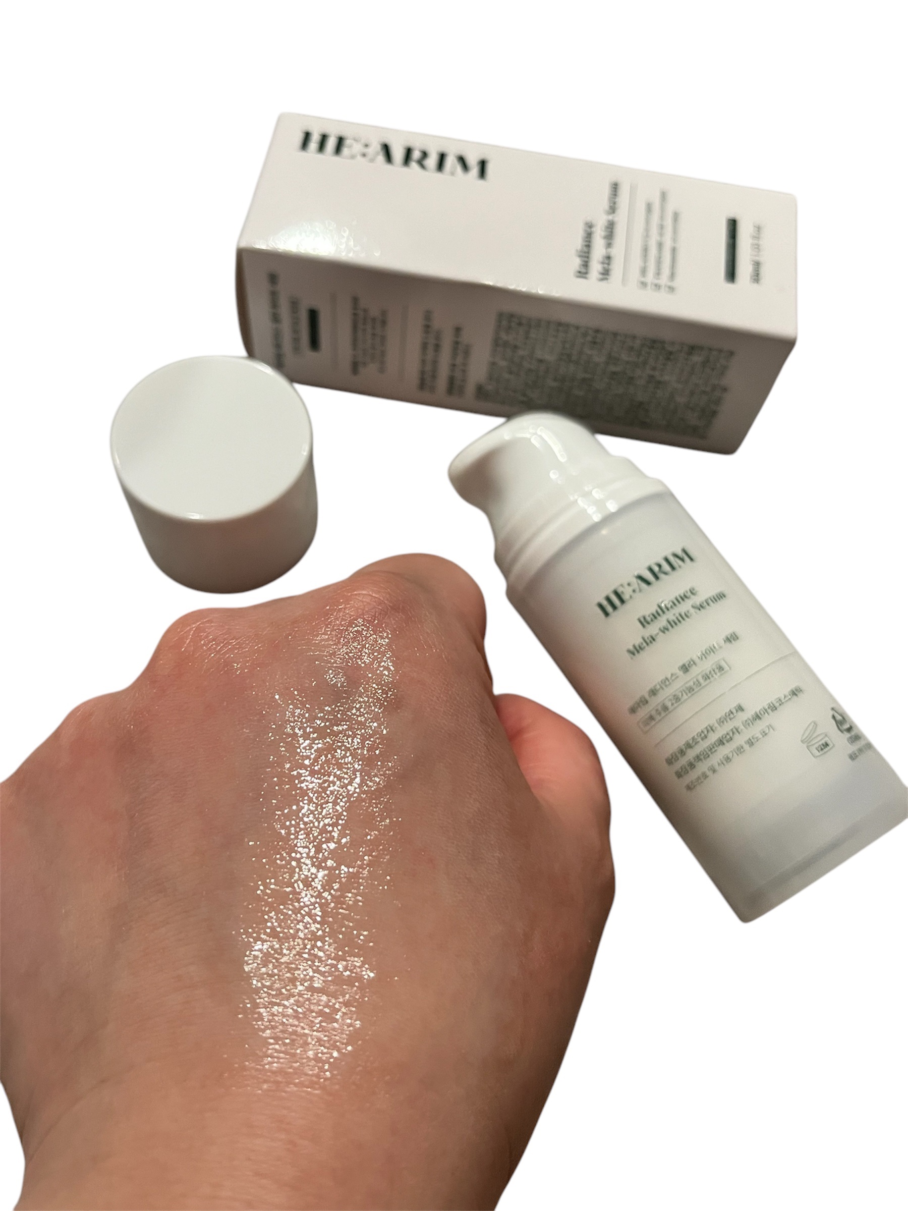 ラディエンスメラホワイトセラム/HEARIM/美容液を使ったクチコミ（3枚目）