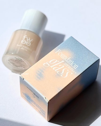 フィーファンデーションガラス/fwee/リキッドファンデーションを使ったクチコミ(2枚目)