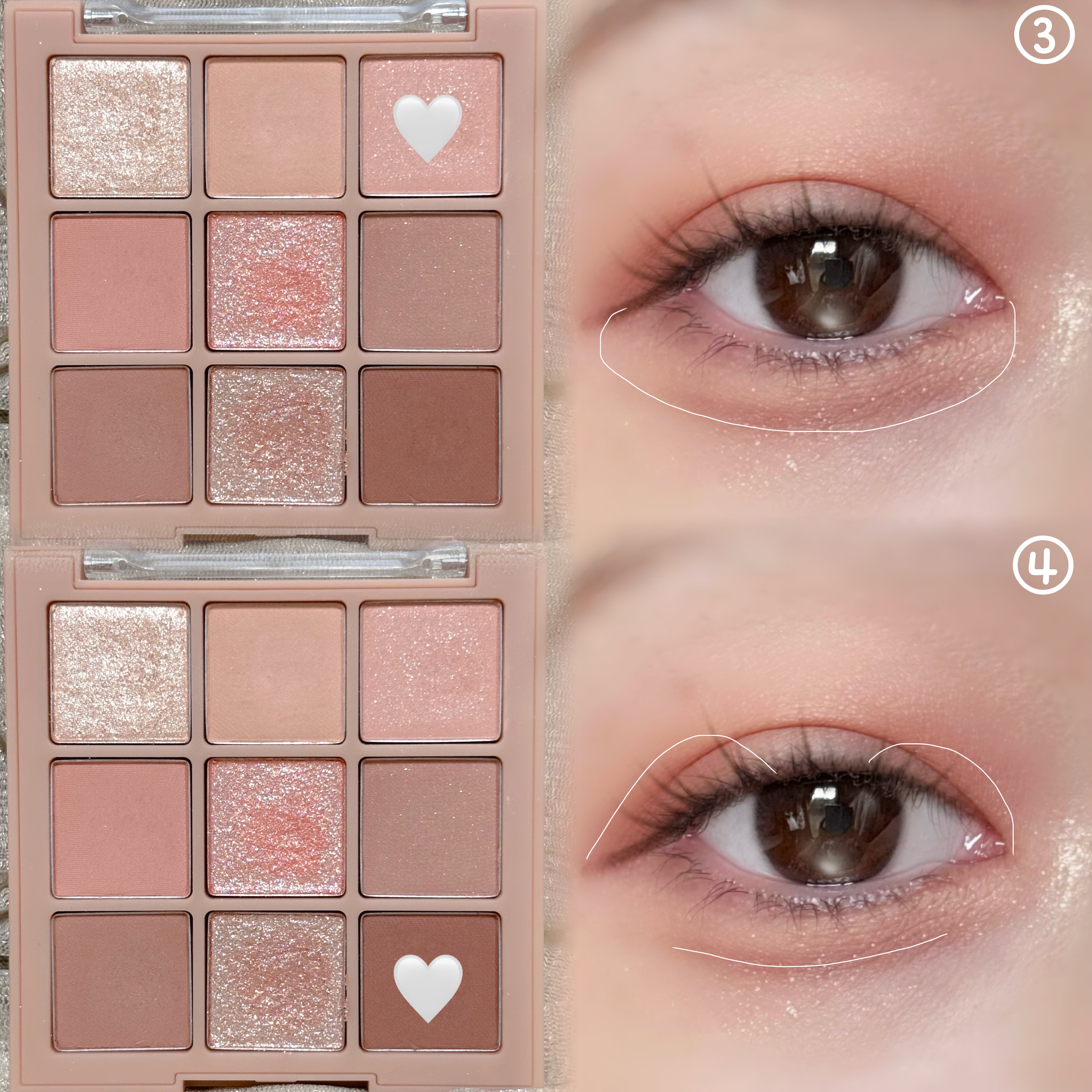 シャドウパレット/dasique/アイシャドウパレットを使ったクチコミ（3枚目）