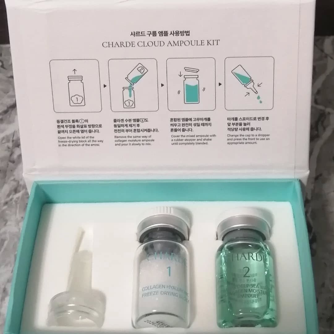 クラウドアンプル 1week キット/CHARDE/美容液を使ったクチコミ（1枚目）