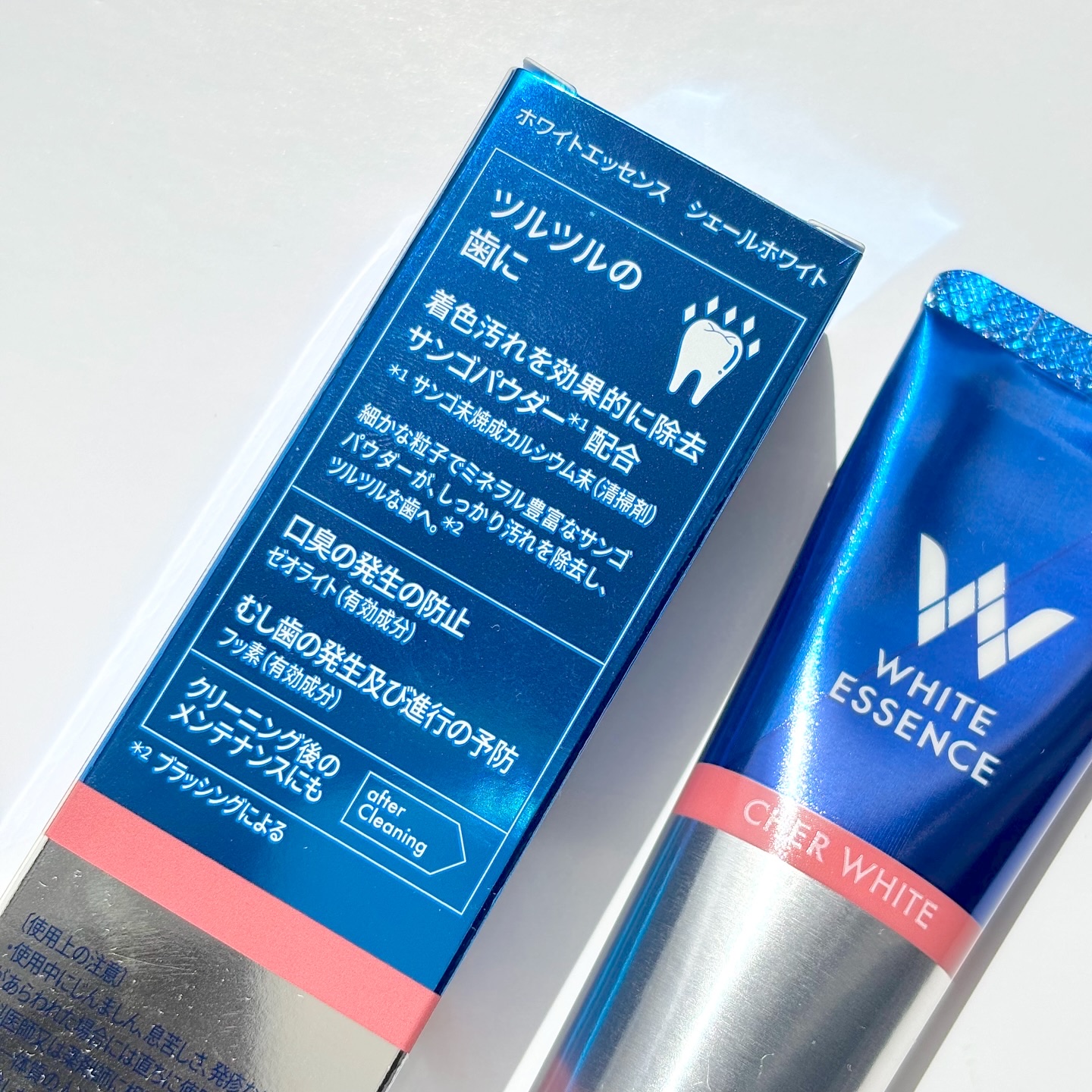 シェールホワイト/ホワイトエッセンス/歯磨き粉を使ったクチコミ（2枚目）
