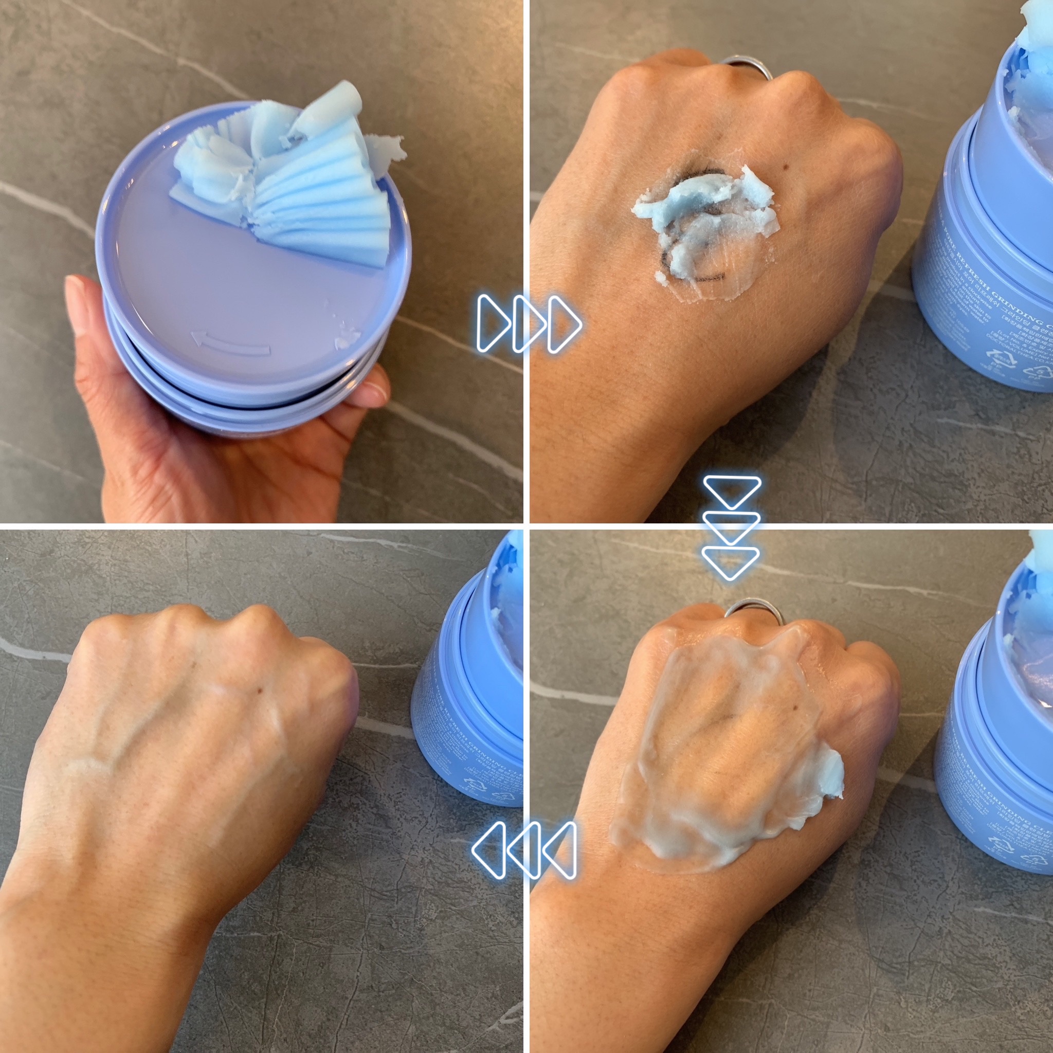 ポアリフレッシュグラインディングクレンジングバーム/Dr.Althea/クレンジングバームを使ったクチコミ（2枚目）