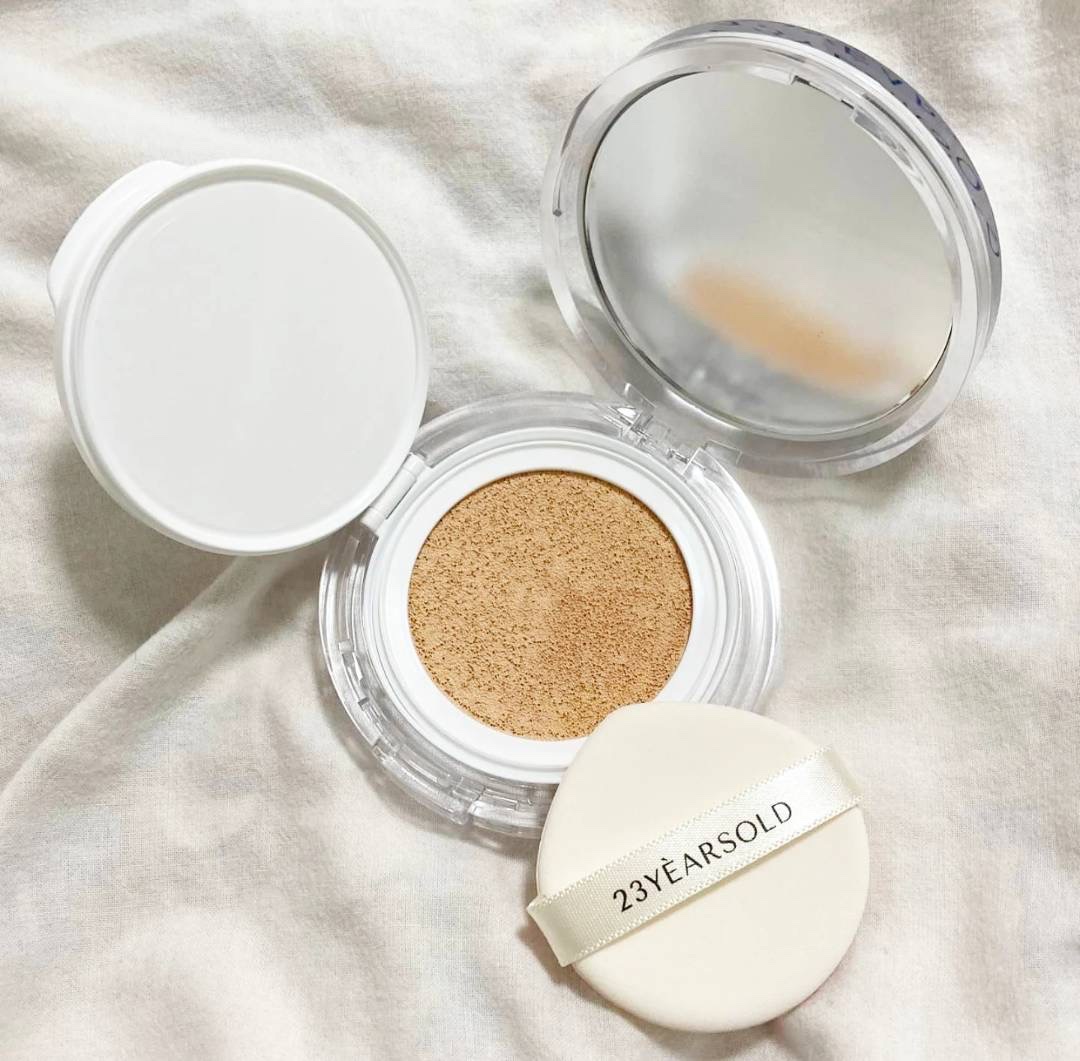 ハートリーフシーンカバークッション/23years old/クッションファンデーションを使ったクチコミ（2枚目）