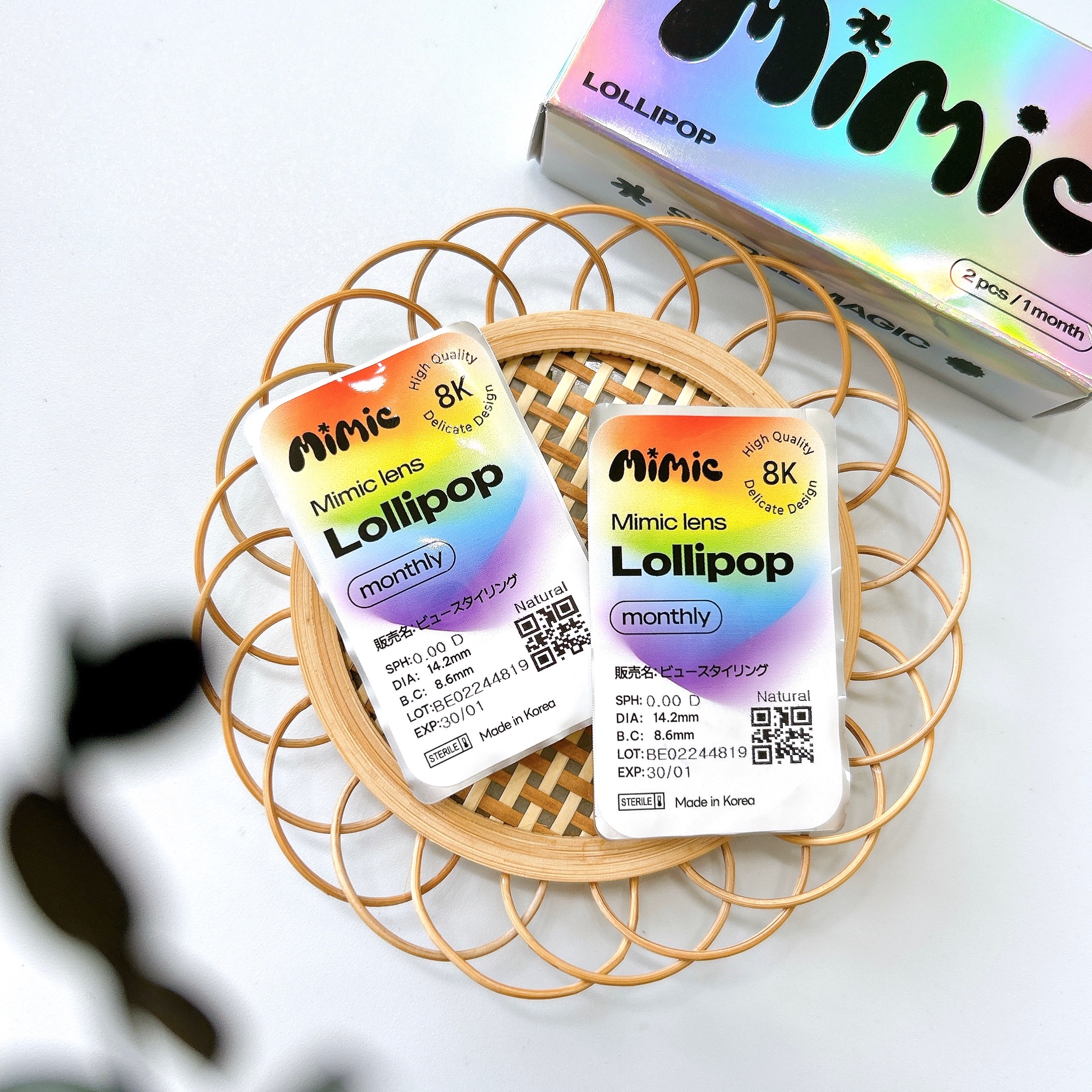 Lollipop/MIMIC LENS/１ヶ月（１MONTH）カラコンを使ったクチコミ（2枚目）