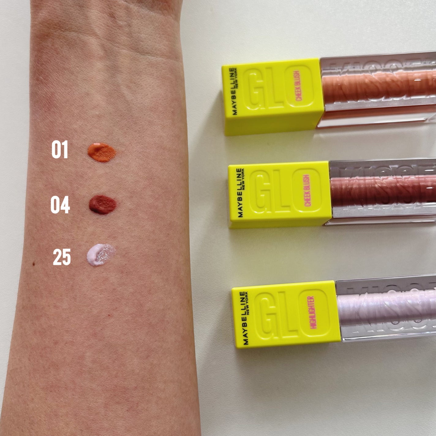 グローキッサー チークブラッシュ/グローキッサー ハイライター/MAYBELLINE NEW YORK/リキッドチークを使ったクチコミ(3枚目)