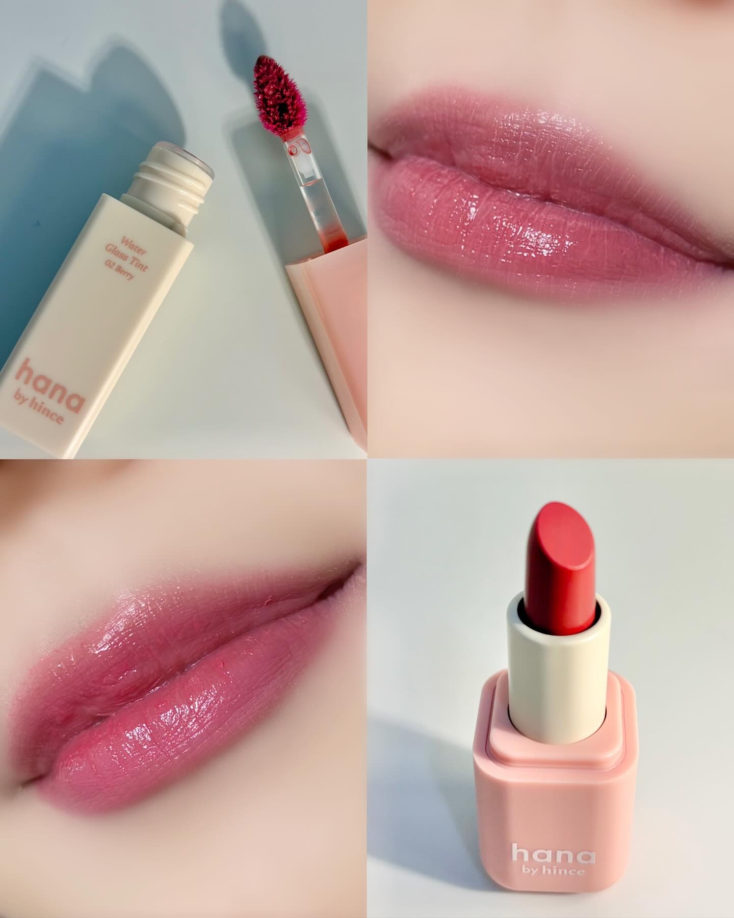 シアーグラスリップスティック 02 ベリー/hana by hince/口紅を使ったクチコミ（1枚目）